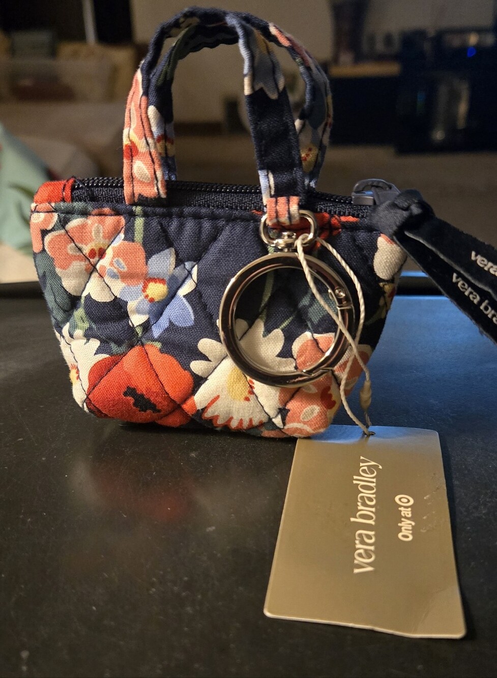 RARE NWT Vera Bradley Tote Bag Charm